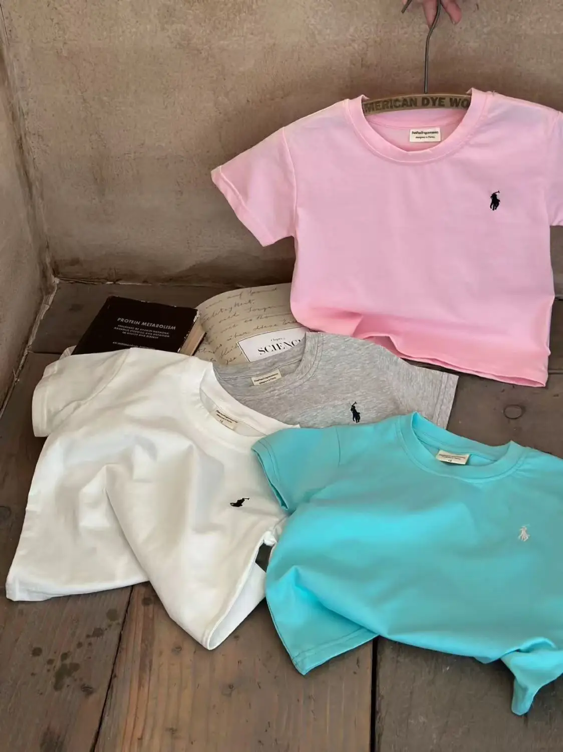Blue Polo Logo Boys Sweatshirt Set Cotton Short Sleeve — feature 1