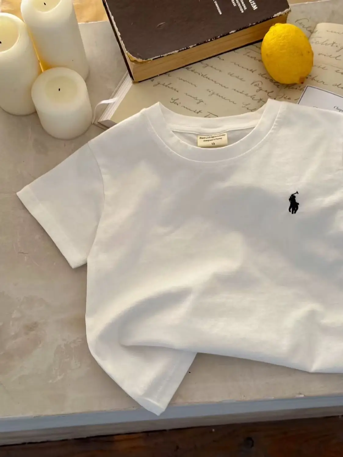 Blue Polo Logo Boys Sweatshirt Set Cotton Short Sleeve — feature 10