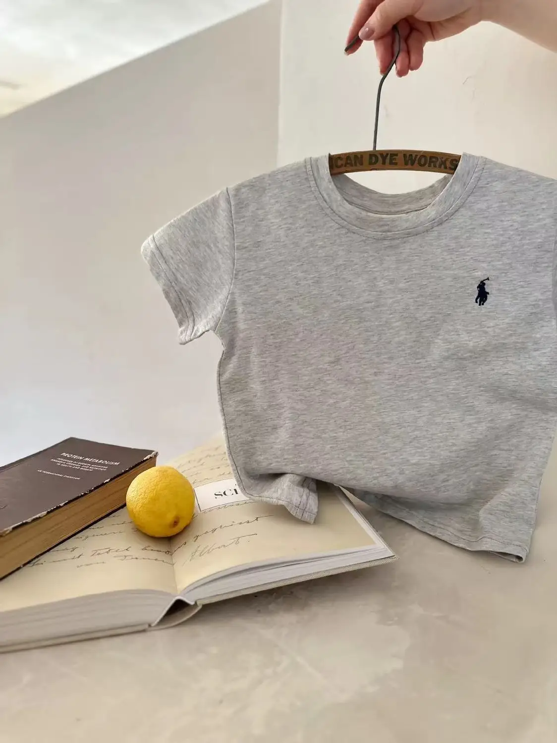 Blue Polo Logo Boys Sweatshirt Set Cotton Short Sleeve — feature 11