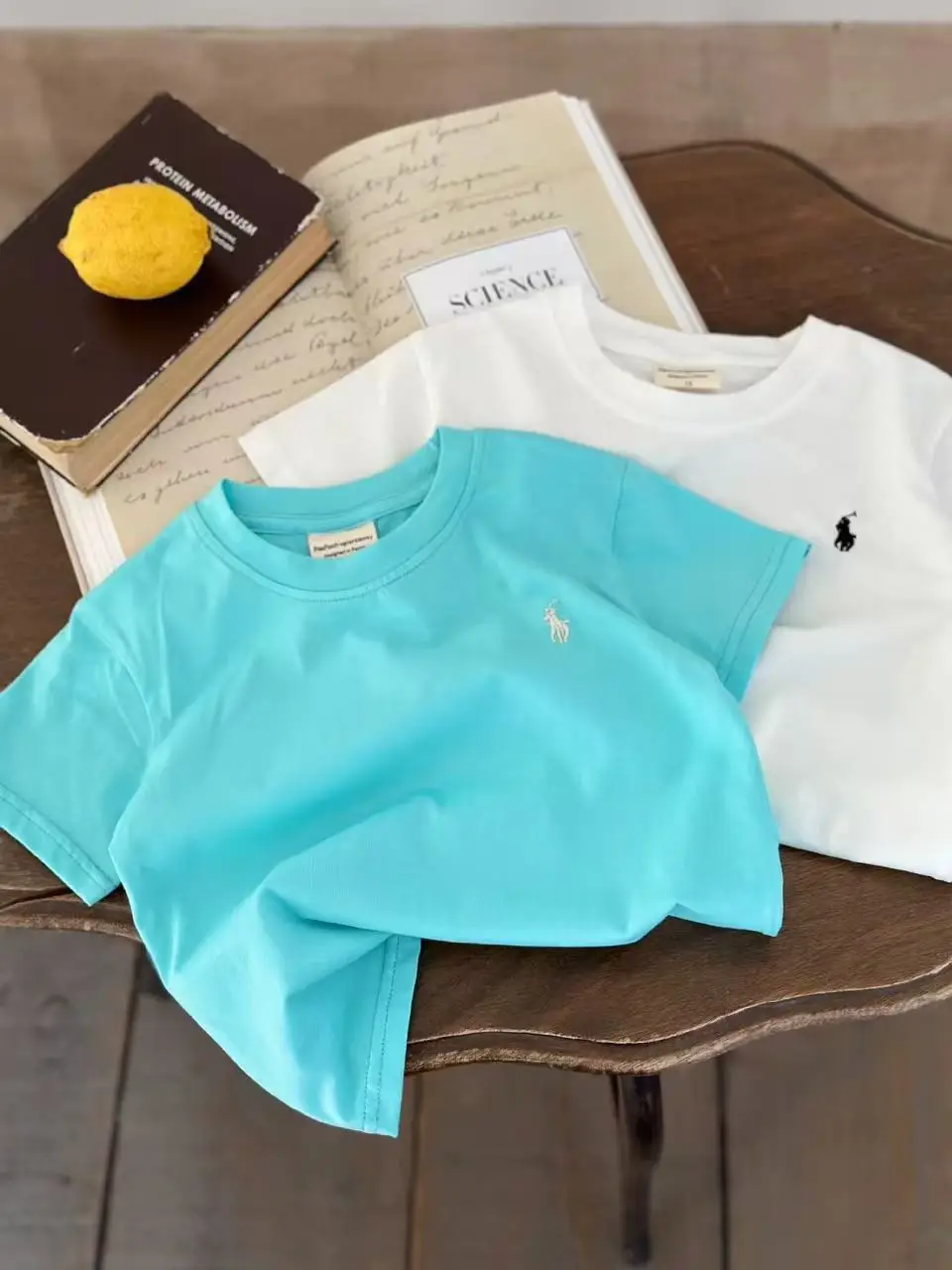 Blue Polo Logo Boys Sweatshirt Set Cotton Short Sleeve — feature 6