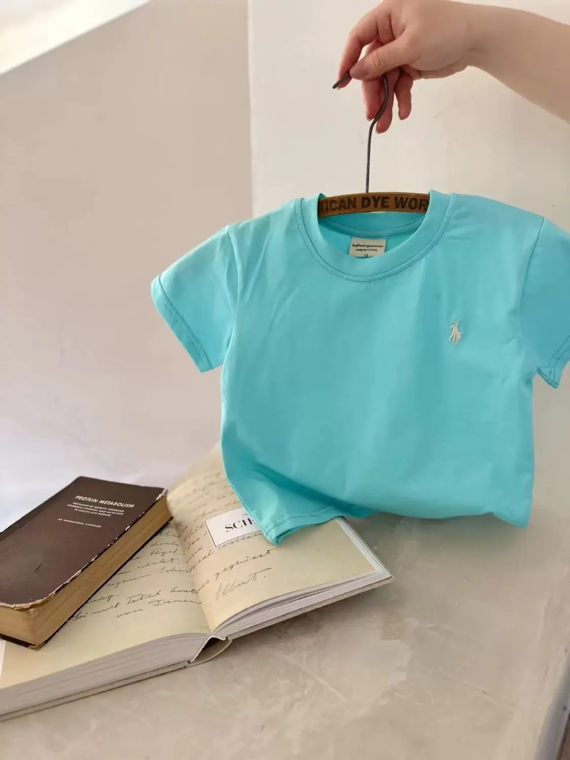 Blue Polo Logo Boys Sweatshirt Set Cotton Short Sleeve — feature 9