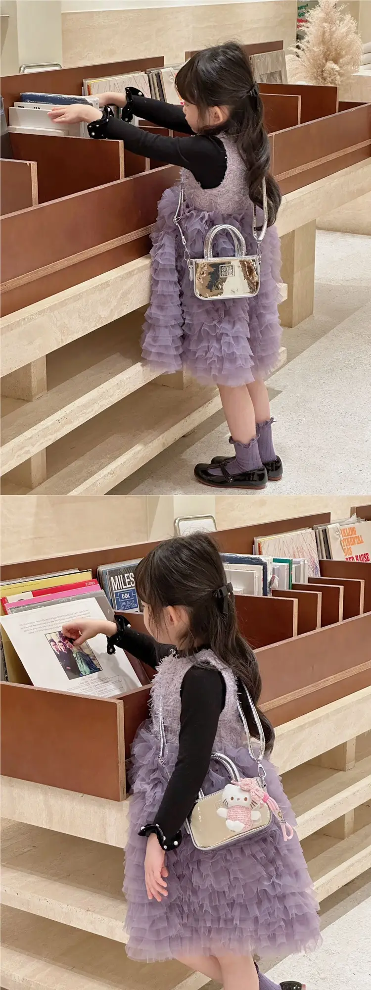 Laser Shiny Pink Mini Crossbody Bag for Girls — feature 9
