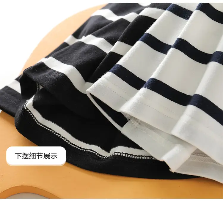 Boys Striped Polo Long Sleeve Spring T-Shirt — feature 22