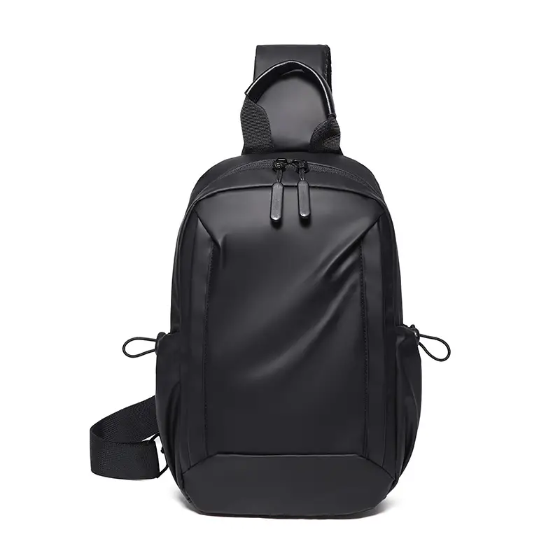 Men's Blue Crossbody Backpack with Adjustable Strap - Image 8