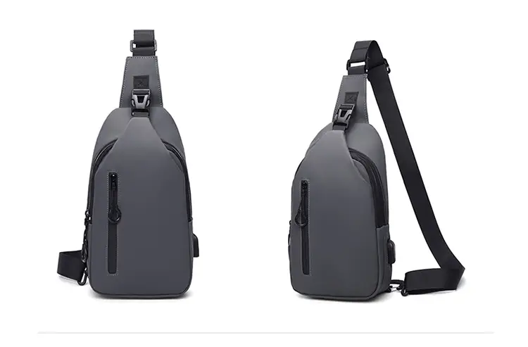 Men's Black Crossbody Bag with USB Charging — feature 18