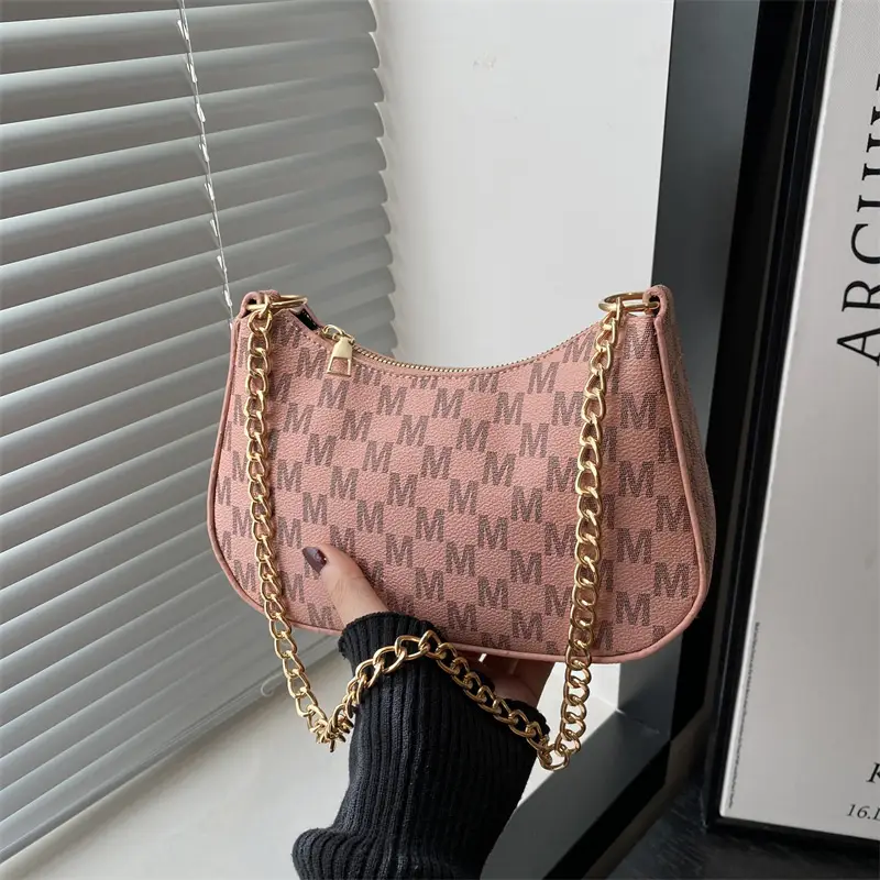 Leopard Print Shoulder Hobo Bag 2025 Autumn - Image 3