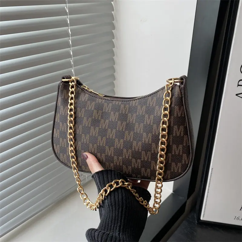 Leopard Print Shoulder Hobo Bag 2025 Autumn - Image 4
