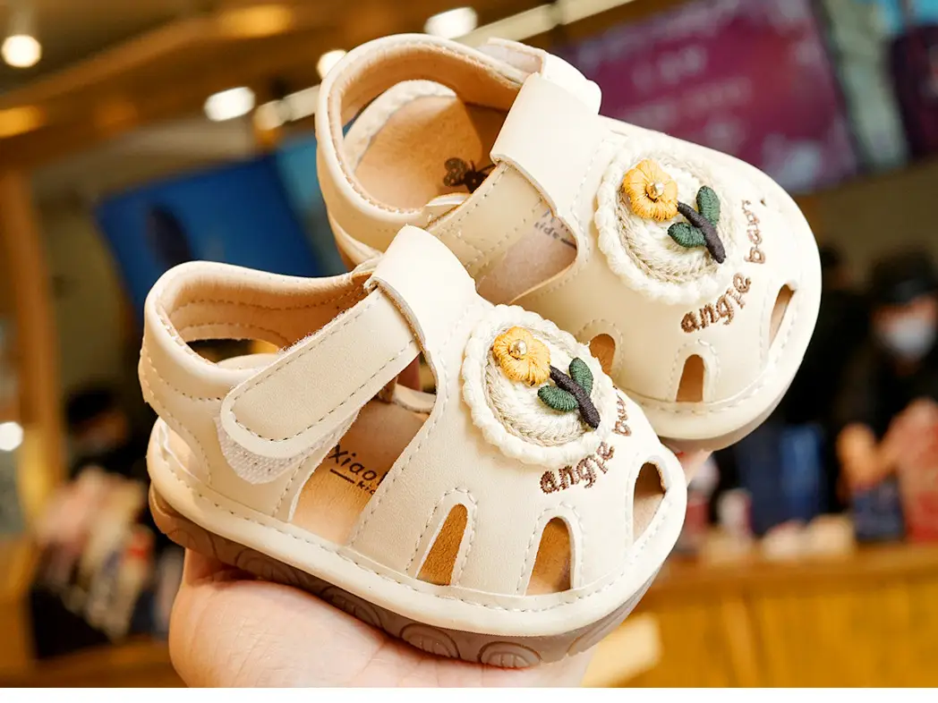 Toddler Sandals Summer Cream Non-Slip 1-2Y — feature 4