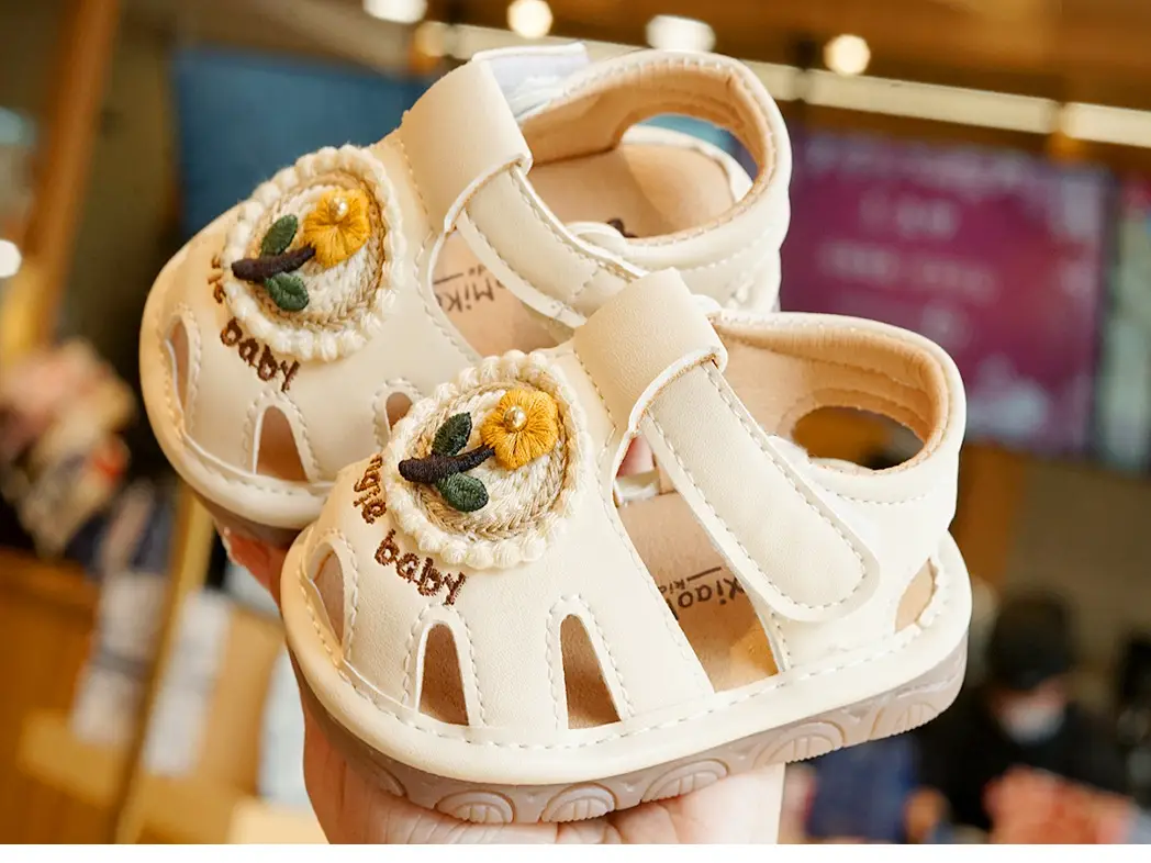 Toddler Sandals Summer Cream Non-Slip 1-2Y — feature 5