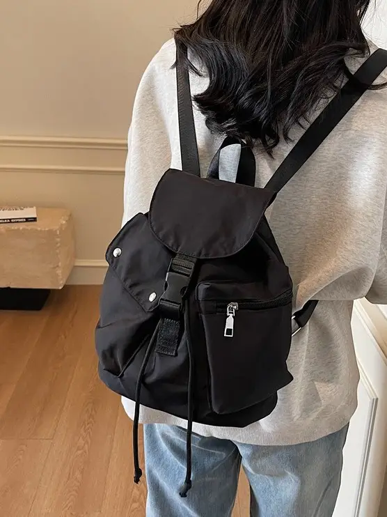 Women's Cross-Country Lightweight Travel Backpack Beige - Image 7