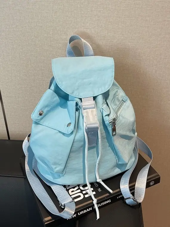 Women's Cross-Country Lightweight Travel Backpack Beige - Image 8