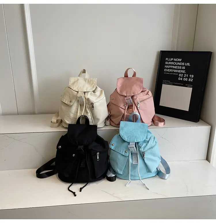 Women's Cross-Country Lightweight Travel Backpack Beige — feature 1