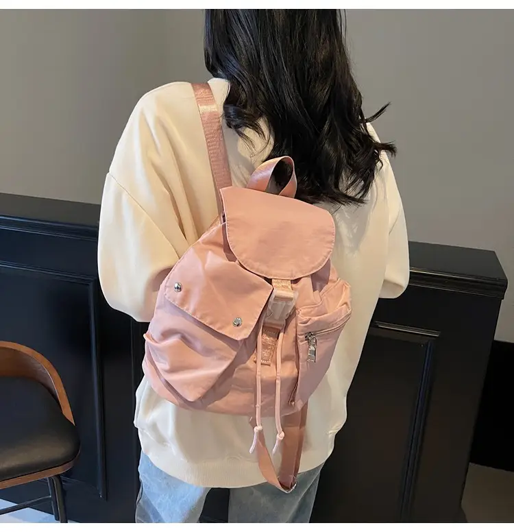 Women's Cross-Country Lightweight Travel Backpack Beige — feature 11