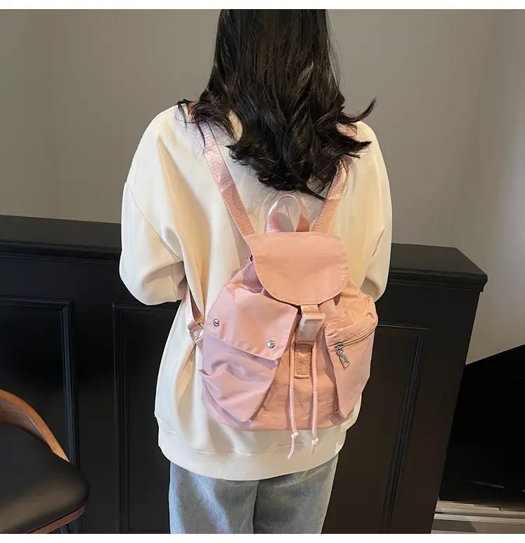 Women's Cross-Country Lightweight Travel Backpack Beige — feature 12
