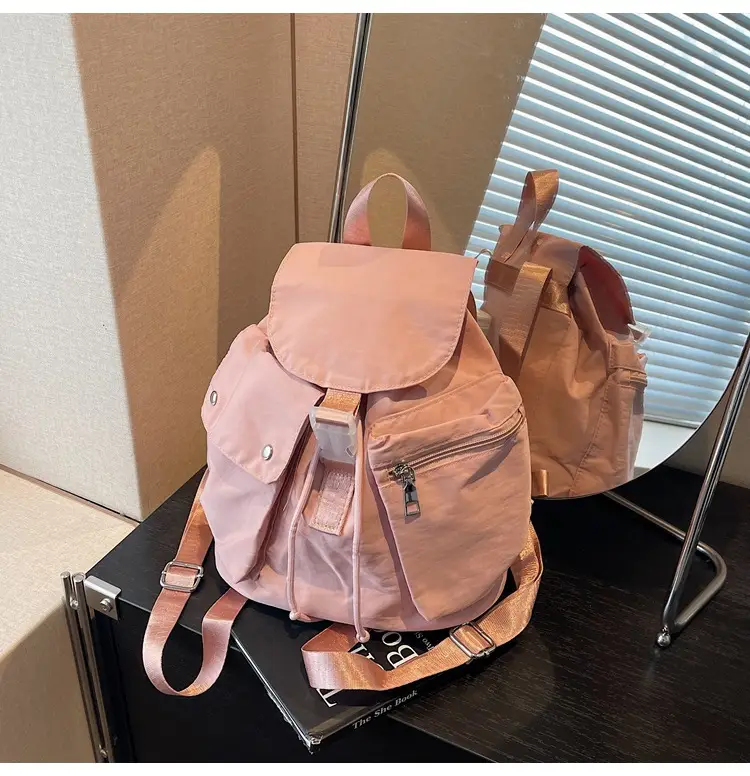 Women's Cross-Country Lightweight Travel Backpack Beige — feature 25
