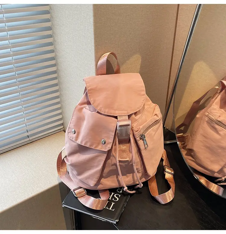 Women's Cross-Country Lightweight Travel Backpack Beige — feature 26