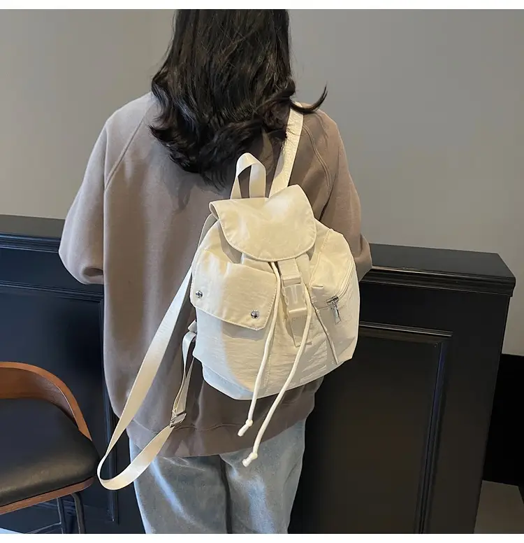 Women's Cross-Country Lightweight Travel Backpack Beige — feature 8