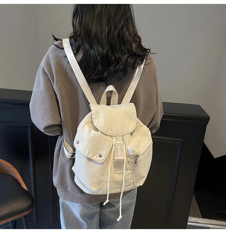 Women's Cross-Country Lightweight Travel Backpack Beige — feature 9
