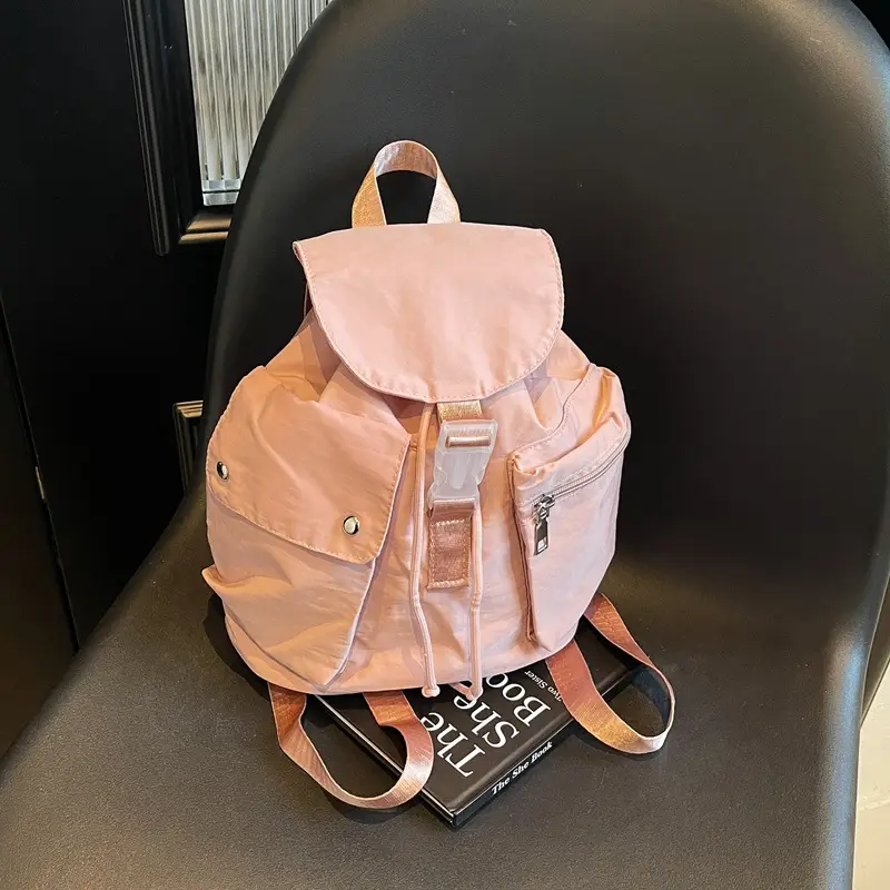 Women's Cross-Country Lightweight Travel Backpack Beige - Image 4