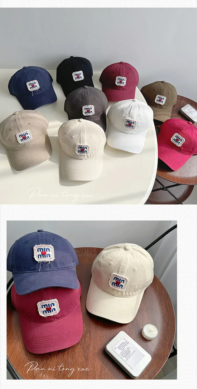 Korean Style Letter Cap Women Men Spring Summer Sun Hat — feature 25