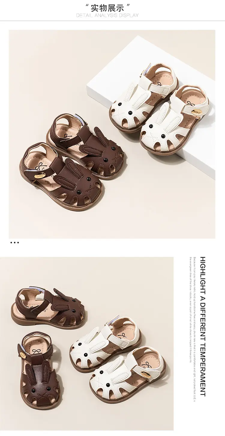 Baby Sandals White Leather Summer Non-Slip — feature 11
