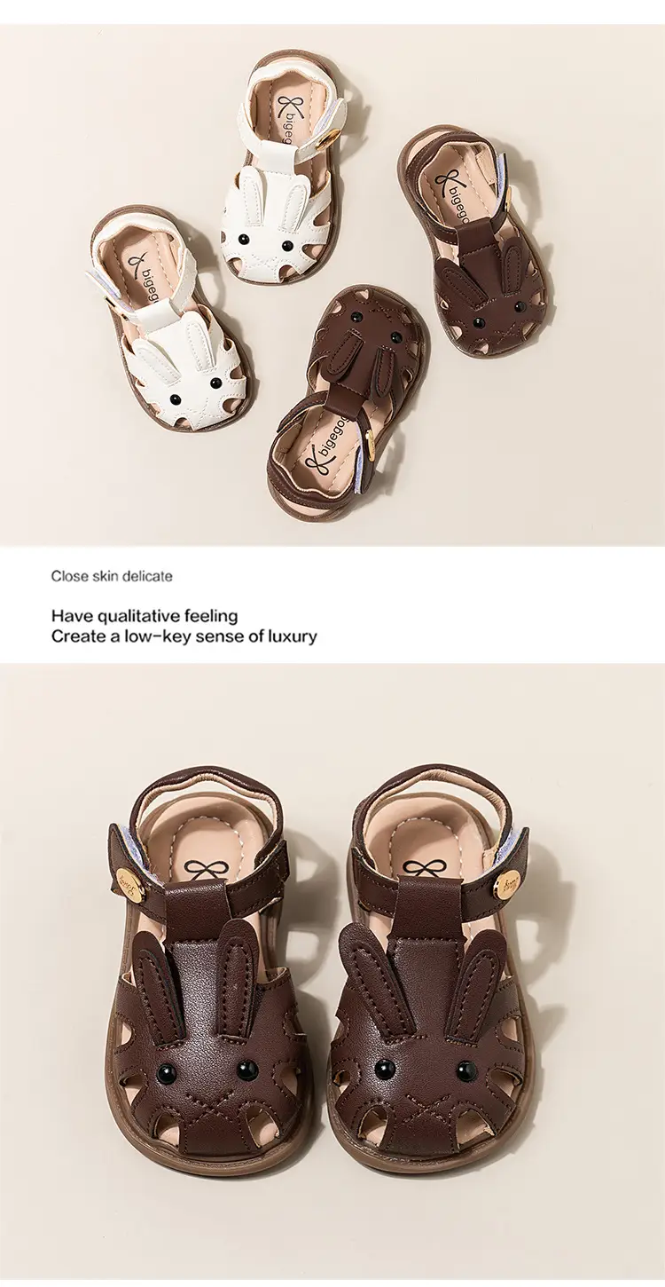 Baby Sandals White Leather Summer Non-Slip — feature 12