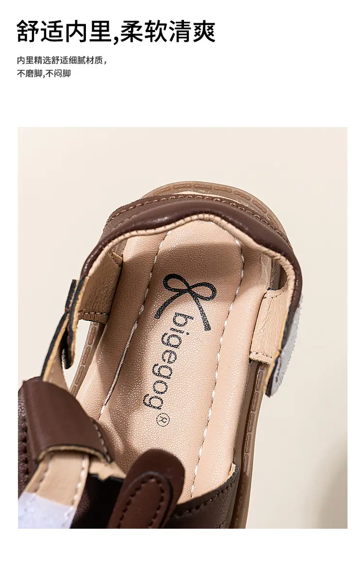 Baby Sandals White Leather Summer Non-Slip — feature 6