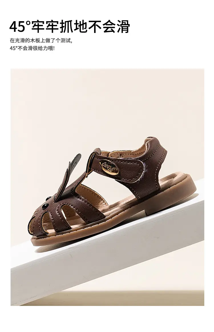 Baby Sandals White Leather Summer Non-Slip — feature 9