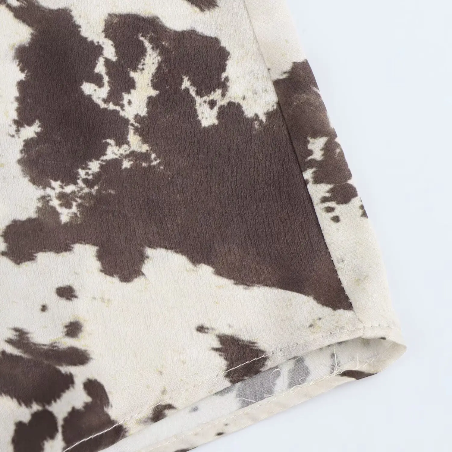 Midi Dress Animal Print Belted Silk Satin — feature 14
