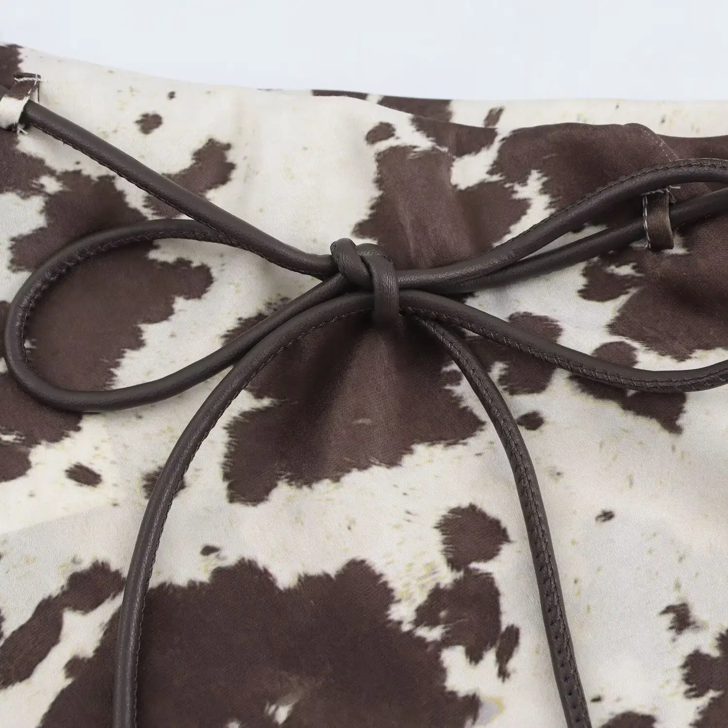 Midi Dress Animal Print Belted Silk Satin — feature 21