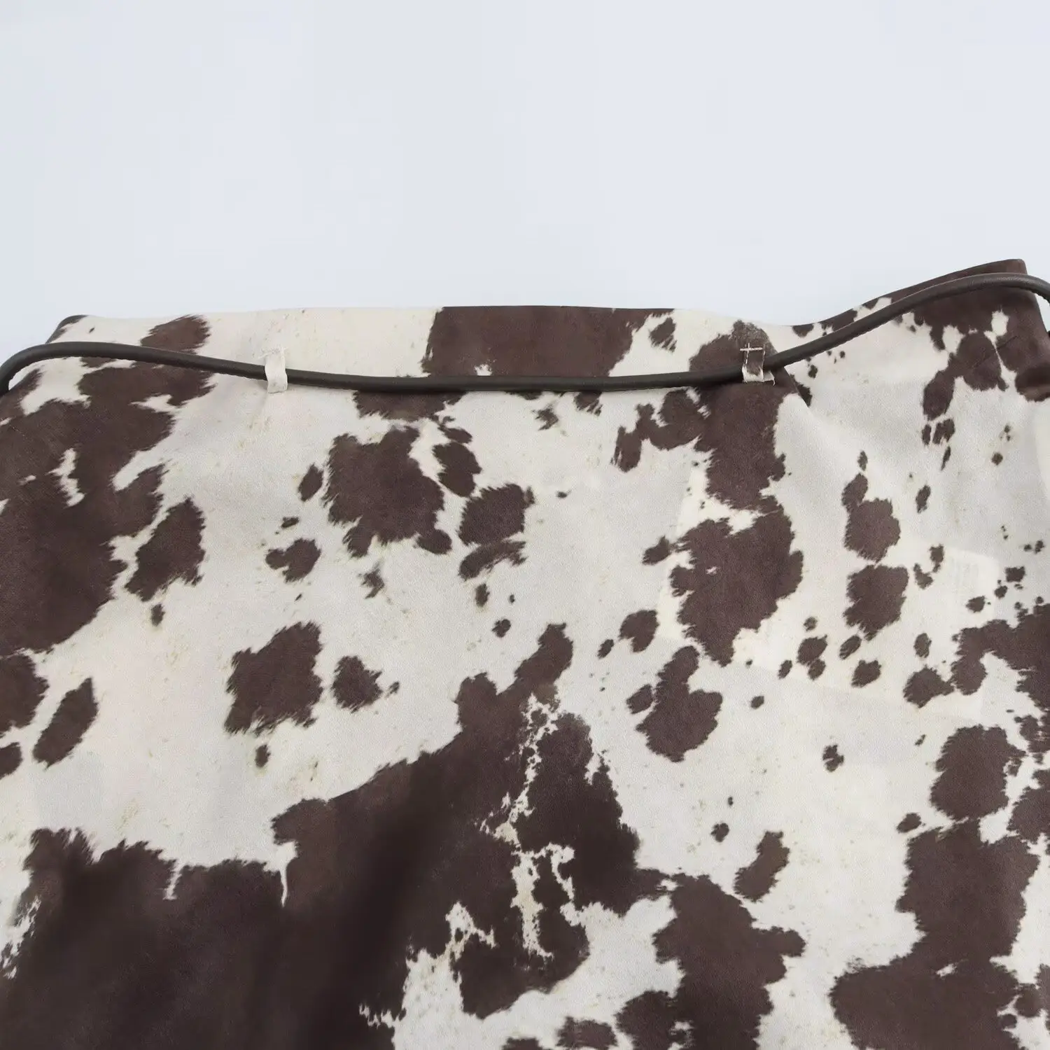 Midi Dress Animal Print Belted Silk Satin — feature 26