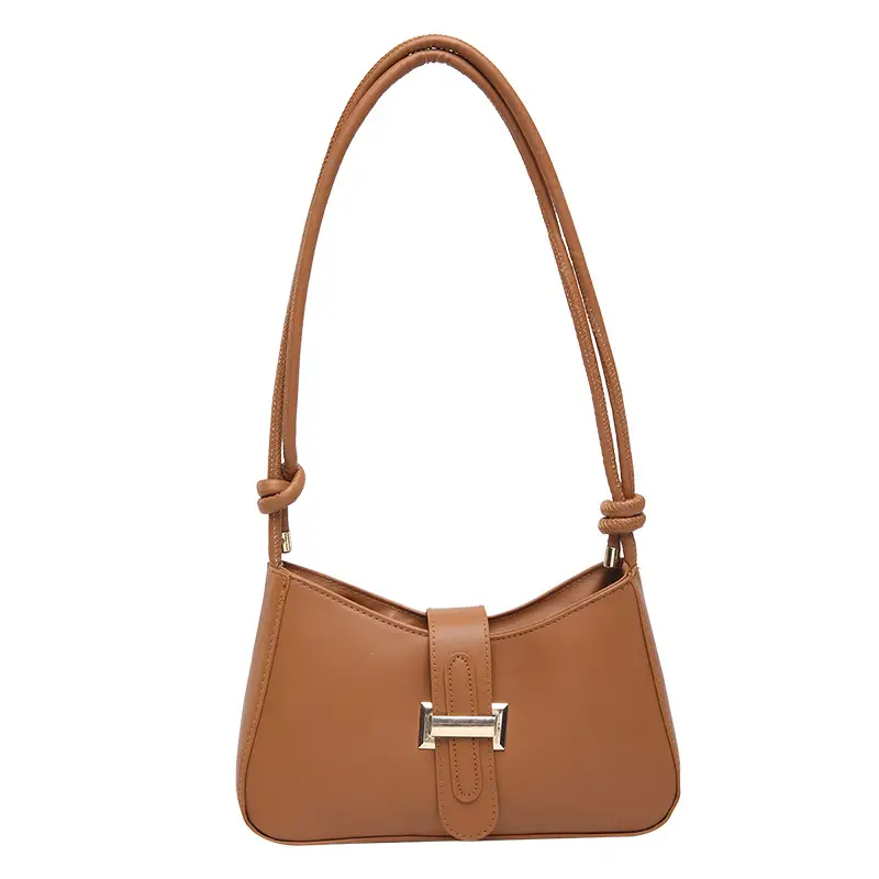 Red Luxurious Shoulder Crossbody Bag with Gold Clasp - Image 10