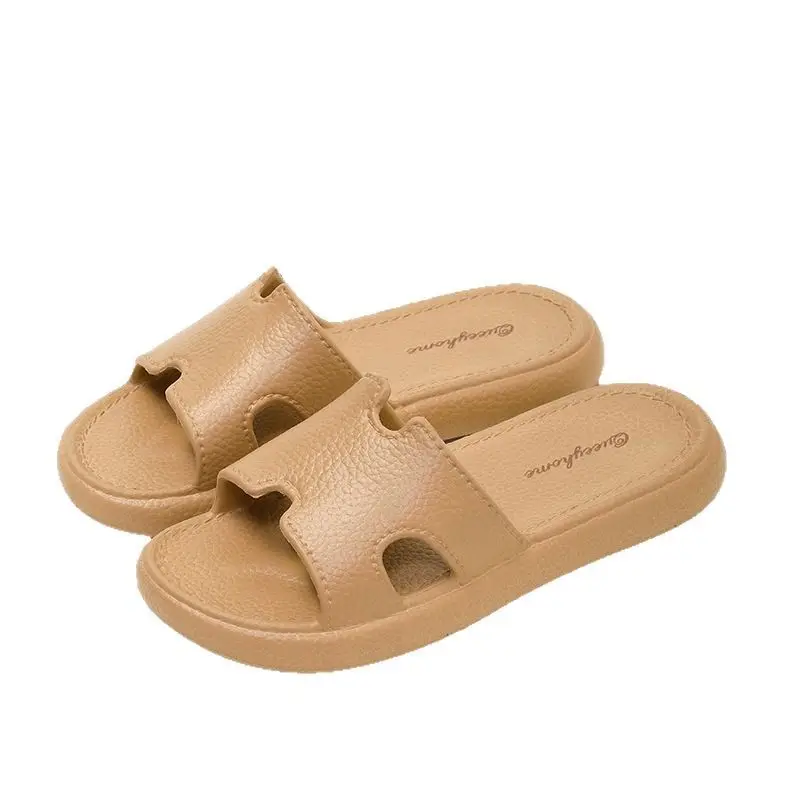 Women's Tan EVA Slip-On Indoor Slippers 2025