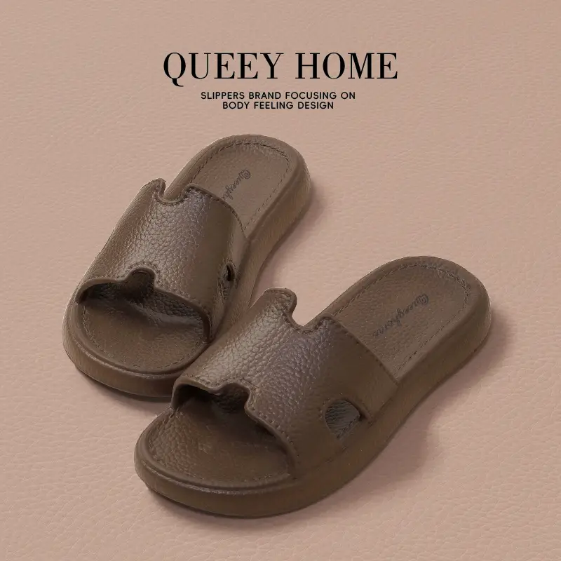 Women's Tan EVA Slip-On Indoor Slippers 2025