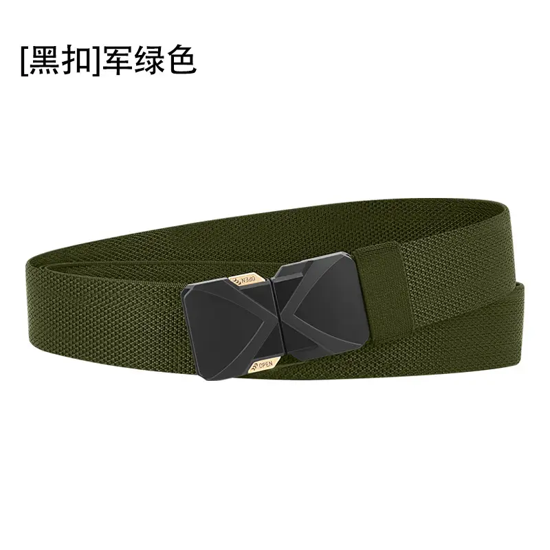 Men Navy Blue Alloy Belt with Quick Buckle - Image 10