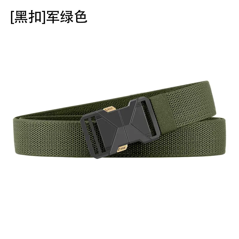 Men Navy Blue Alloy Belt with Quick Buckle - Image 5