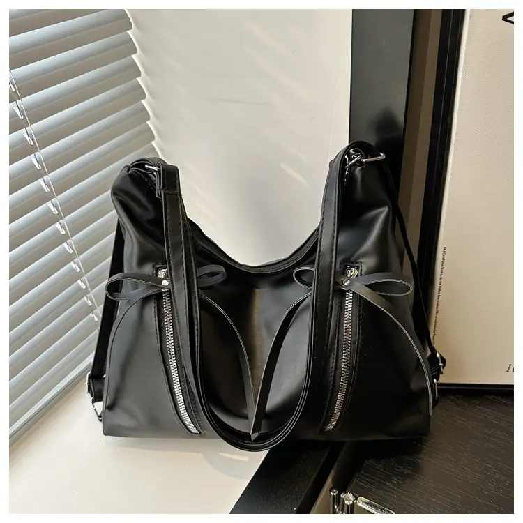 Pink Bow Shoulder Bag for Women Large Capacity — feature 20