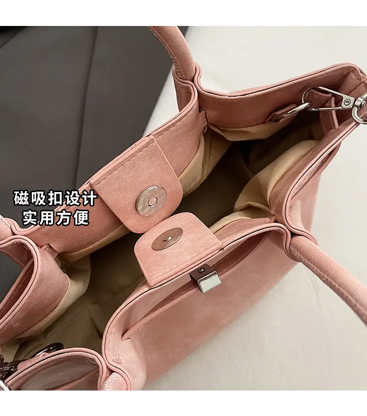High-End Fashion Bucket Bag 2026 Spring and Summer New Casual Versatile Shoulder Bag for Work and Commuting Crossbody Bag — feature 25