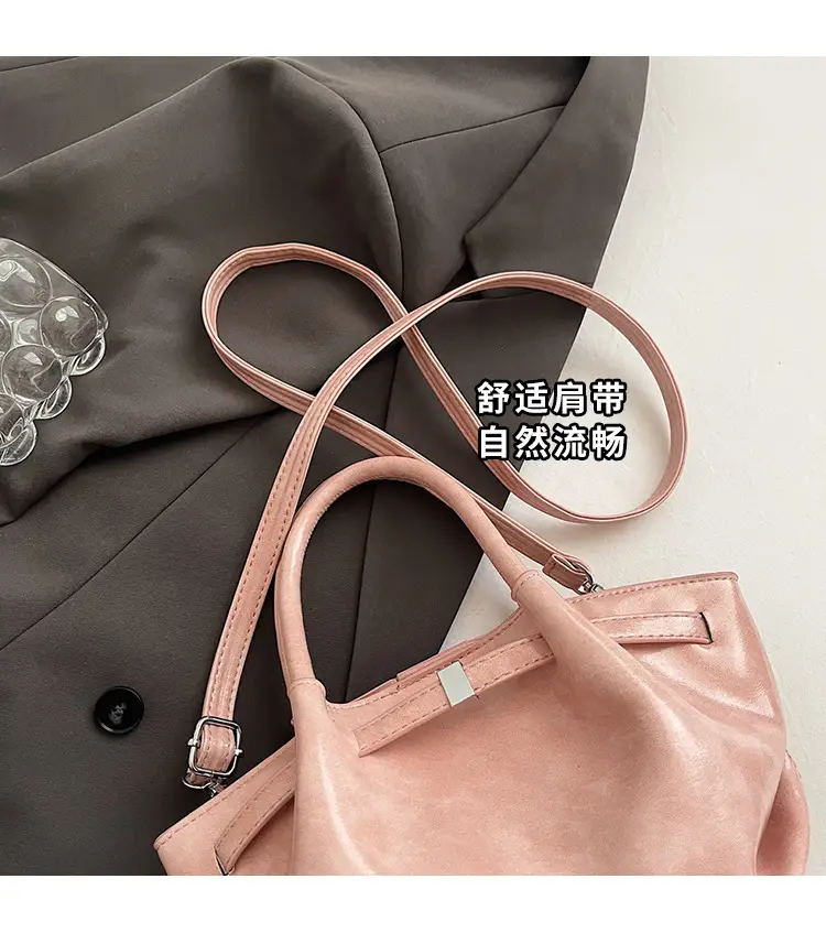 High-End Fashion Bucket Bag 2026 Spring and Summer New Casual Versatile Shoulder Bag for Work and Commuting Crossbody Bag — feature 27