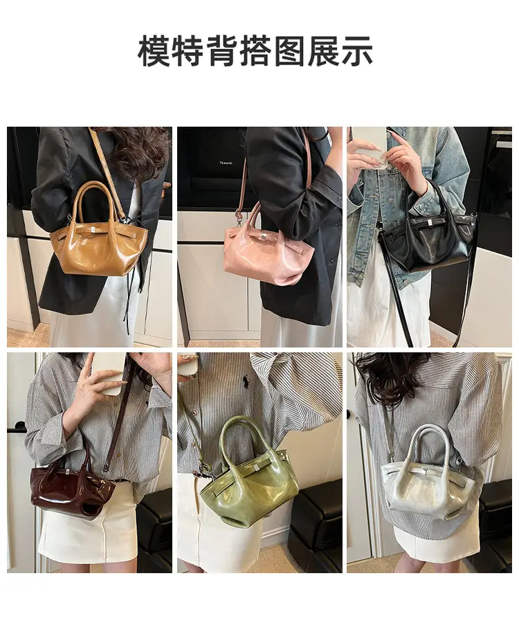 High-End Fashion Bucket Bag 2026 Spring and Summer New Casual Versatile Shoulder Bag for Work and Commuting Crossbody Bag — feature 3
