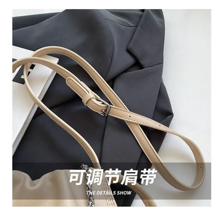 Black Pleated Shoulder Bag for Women New 2026 — feature 5