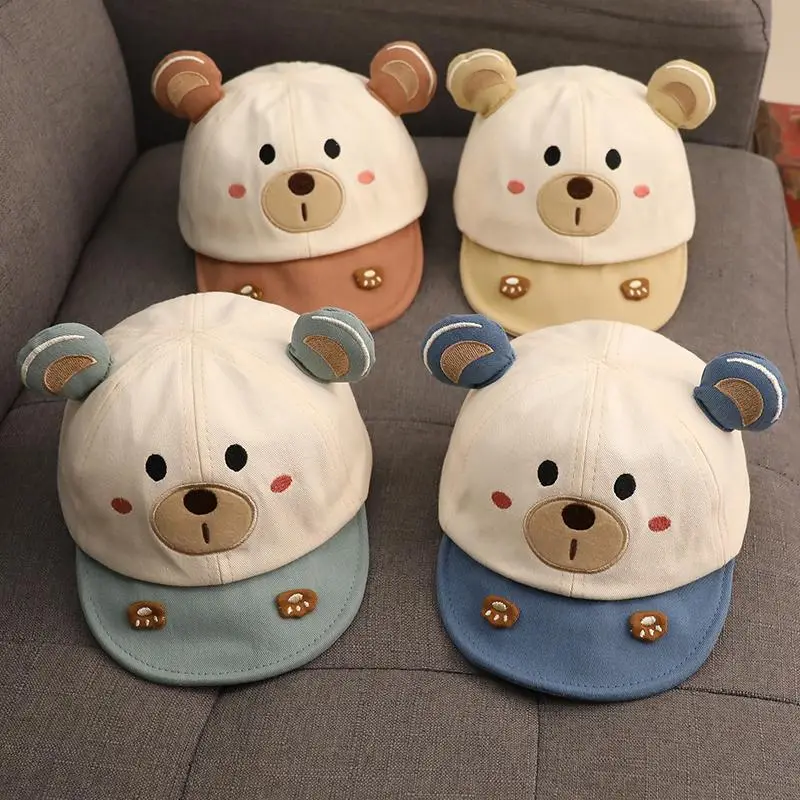 Men's Cute Bear Cap for Baby Sun Hat - Image 6