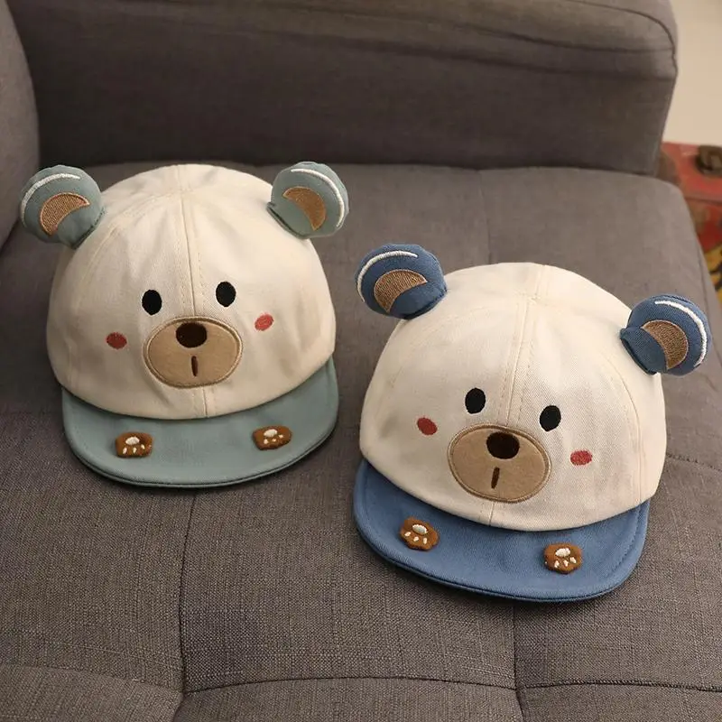 Men's Cute Bear Cap for Baby Sun Hat - Image 7