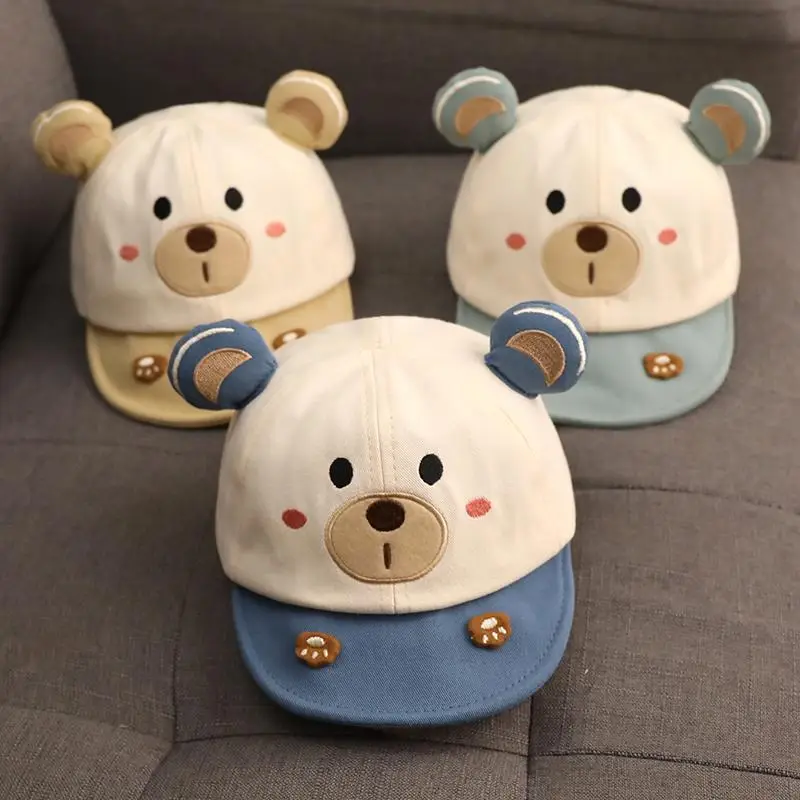 Men's Cute Bear Cap for Baby Sun Hat - Image 8