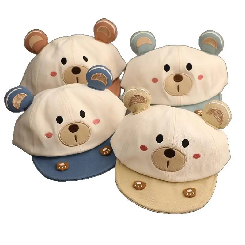 Men's Cute Bear Cap for Baby Sun Hat - Image 9