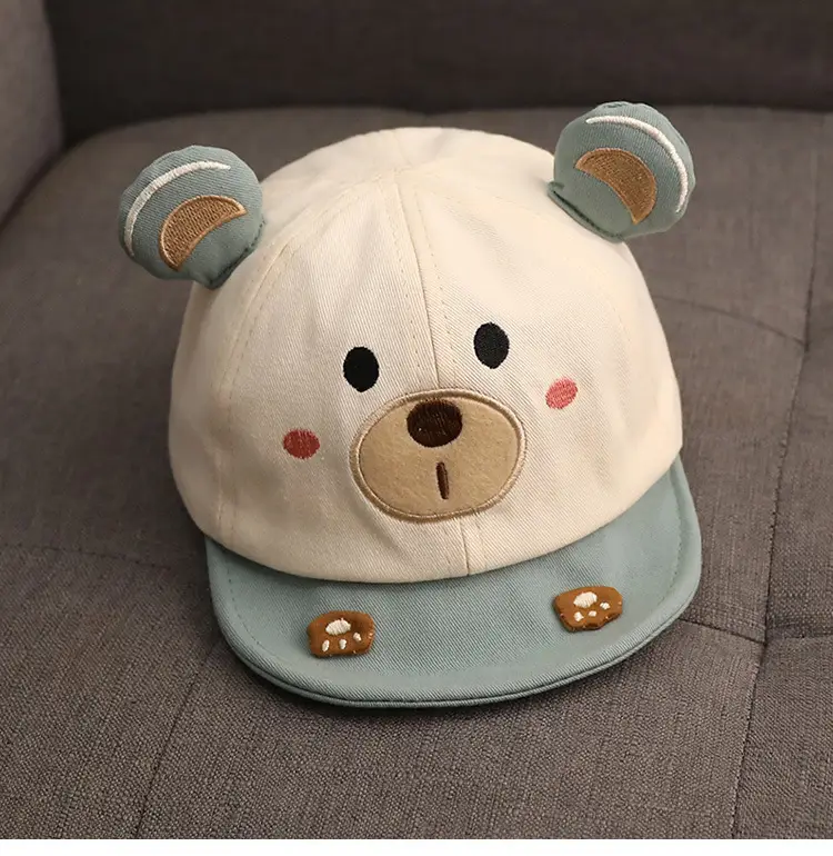 Men's Cute Bear Cap for Baby Sun Hat — feature 11