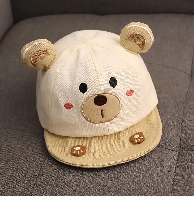 Men's Cute Bear Cap for Baby Sun Hat — feature 12