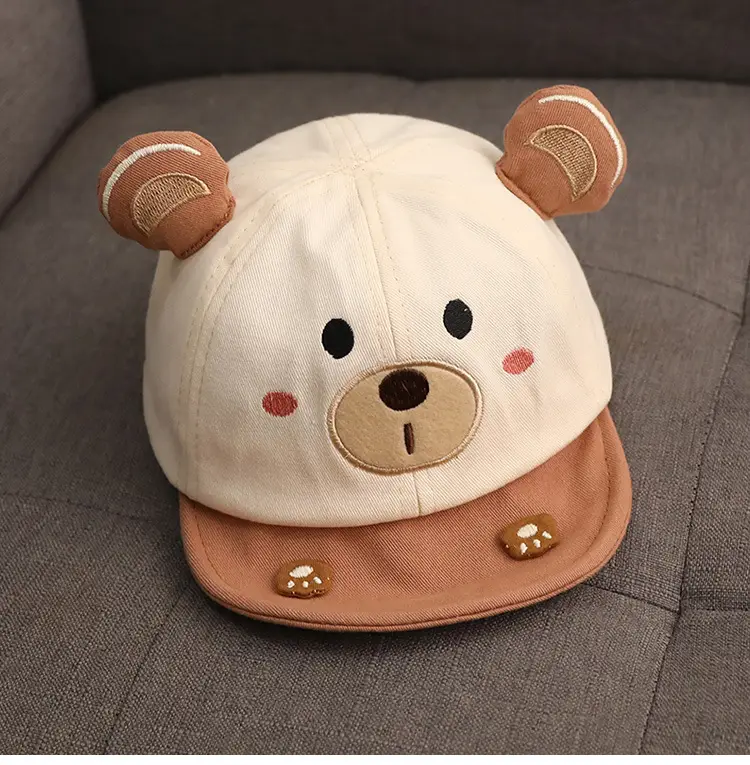 Men's Cute Bear Cap for Baby Sun Hat — feature 13