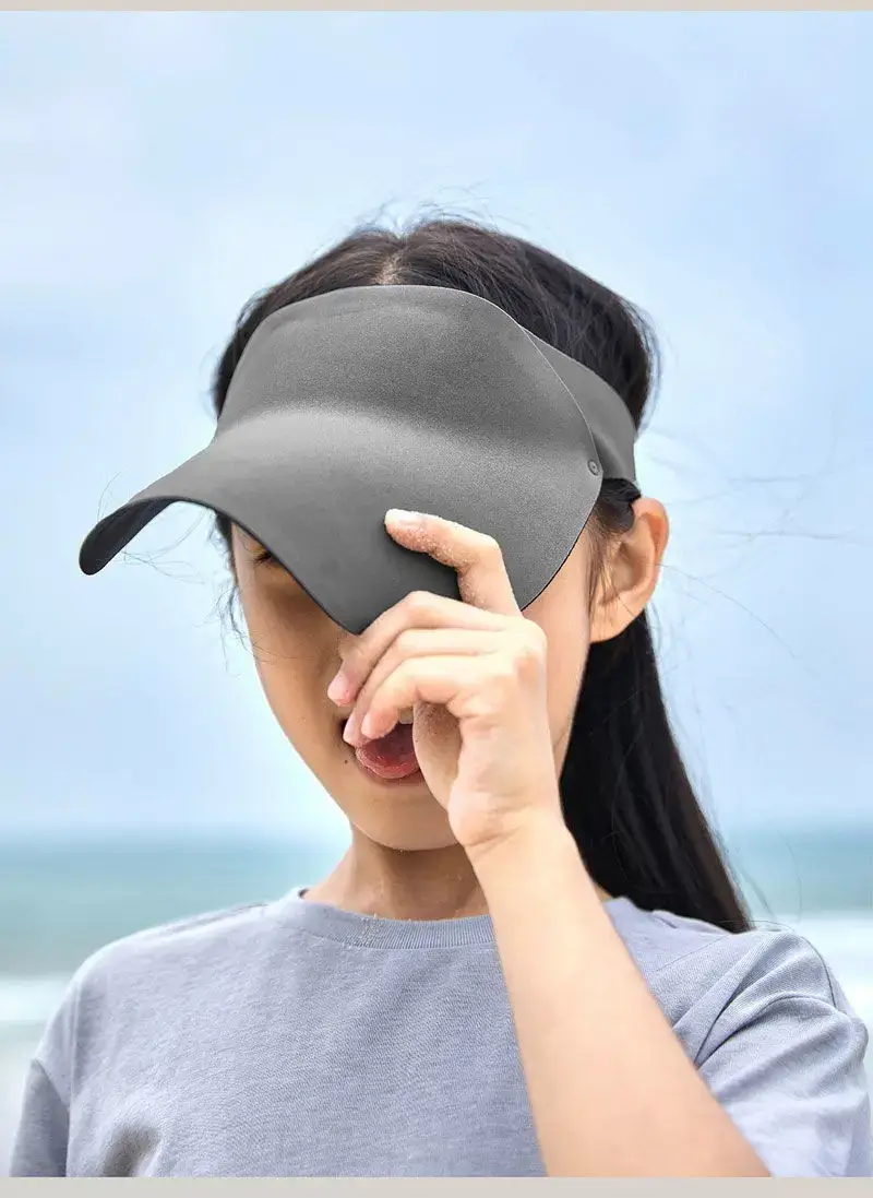 Children's Pink Sunscreen Cap Adjustable Strap — feature 14