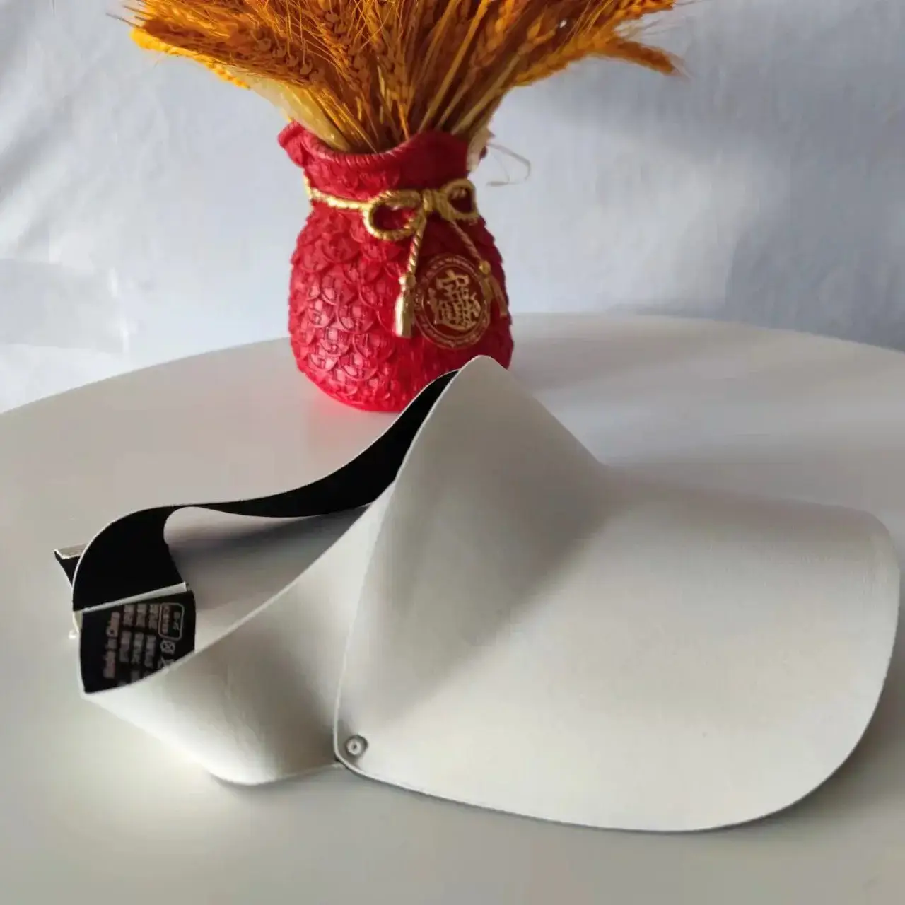 Children's Pink Sunscreen Cap Adjustable Strap